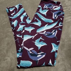 Lularoe OS whale leggings